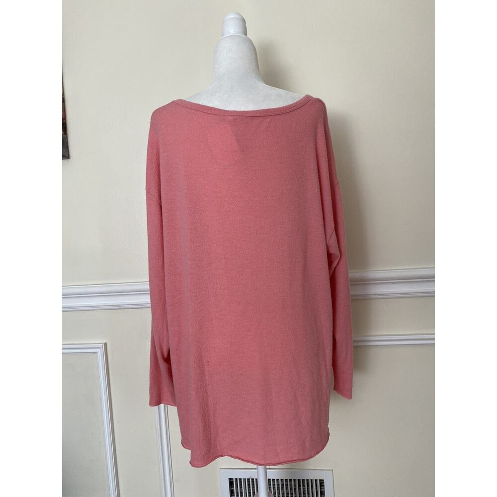 Caslon pink made in Quatemala size 1X Women Sweater A003026 - Picture 3 of 4